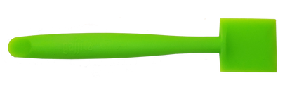 Green CatSpat cat food scraper