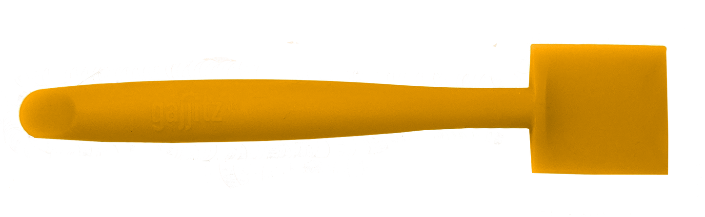 Orange CatSpat cat food scraper