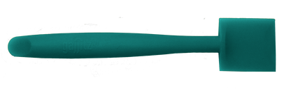 Turquoise CatSpat cat food scraper